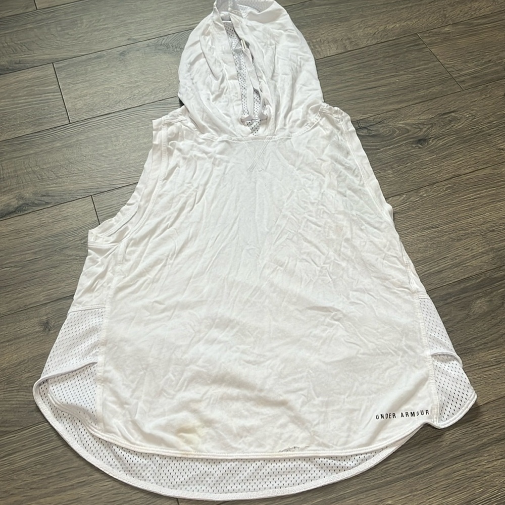 Under armour hooded tank top
